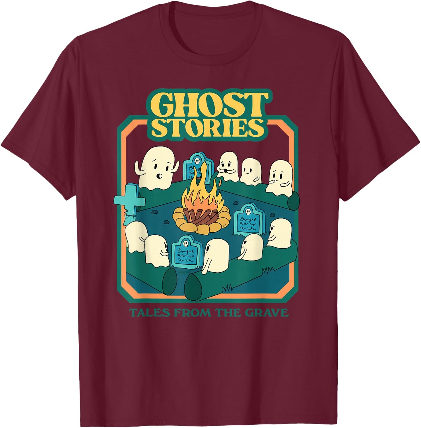 Ghost Stories - Tales From The Grave T-Shirt - T-Shirt | Maroon