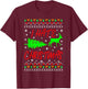 I Hate Christmas Christmas Tree Ugly Christmas T-Shirt - T-Shirt | Maroon