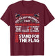 I Am Proudly Politically Incorrect I Say God Bless American T-Shirt - T-Shirt | Maroon