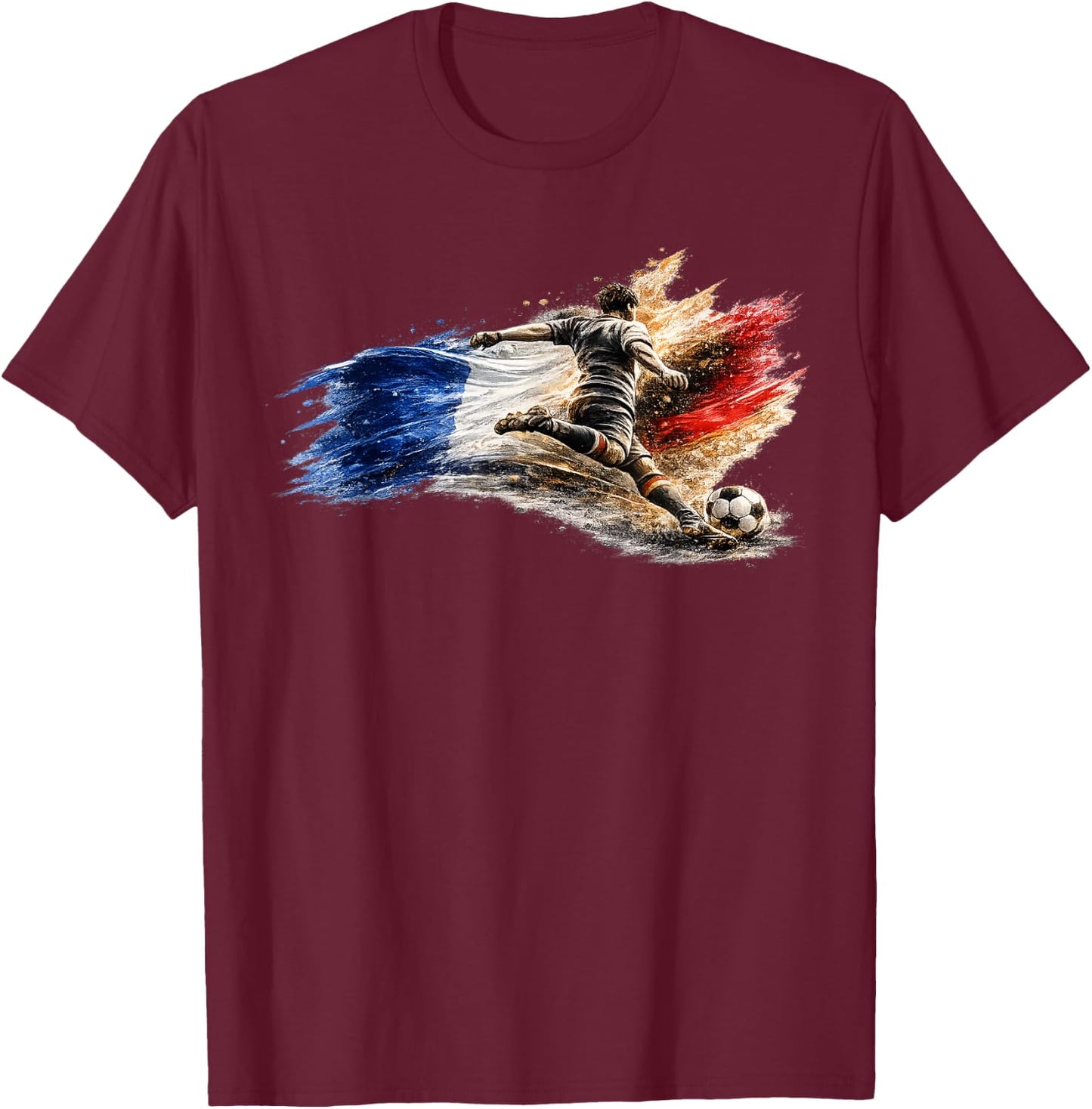 Soccer- France Goal WM 2026 T-Shirt - T-Shirt | Maroon