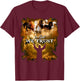 Jesus Horse In God We Trust - Christian , -Adults, -Kids, Black, Small, Short Sleeve T-Shirt - T-Shirt | Maroon