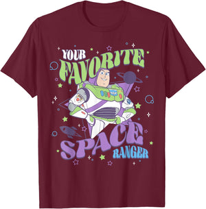 Disney Pixar Toy Story Your Favorite Space Ranger Lightyear T-Shirt - T-Shirt | Maroon