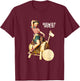 Pin Up Girl Cowgirl Howdy Hoes T-Shirt - T-Shirt | Maroon