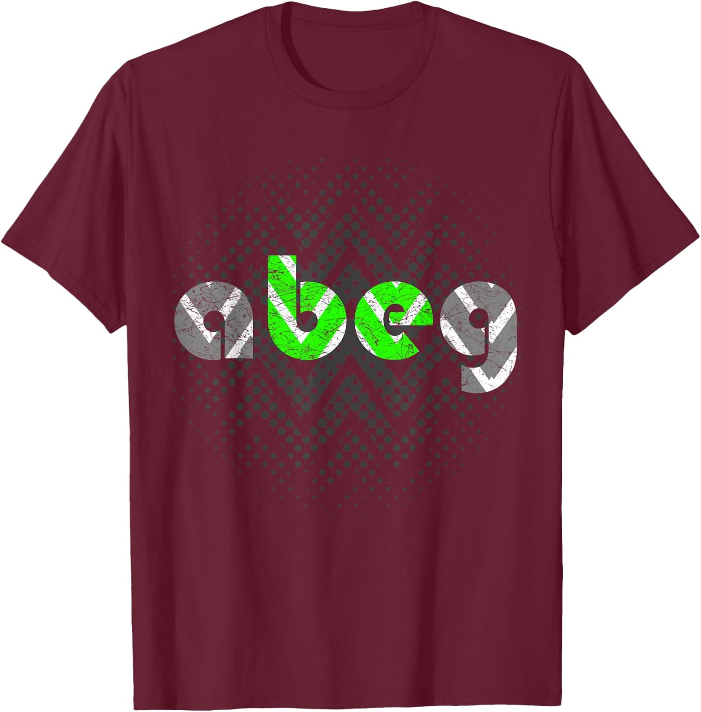 Nigerian T Shirt - Abeg For Naija Soccer Super Eagles Fan T-Shirt - T-Shirt | Maroon