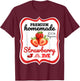 Cute Homemade Strawberry Jam Easy Lazy Halloween Costume T-Shirt - T-Shirt | Maroon