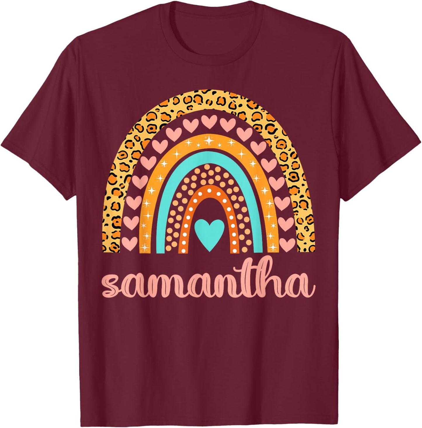 Samantha Samantha Name Birthday Shirt Gift T-Shirt - T-Shirt | Maroon