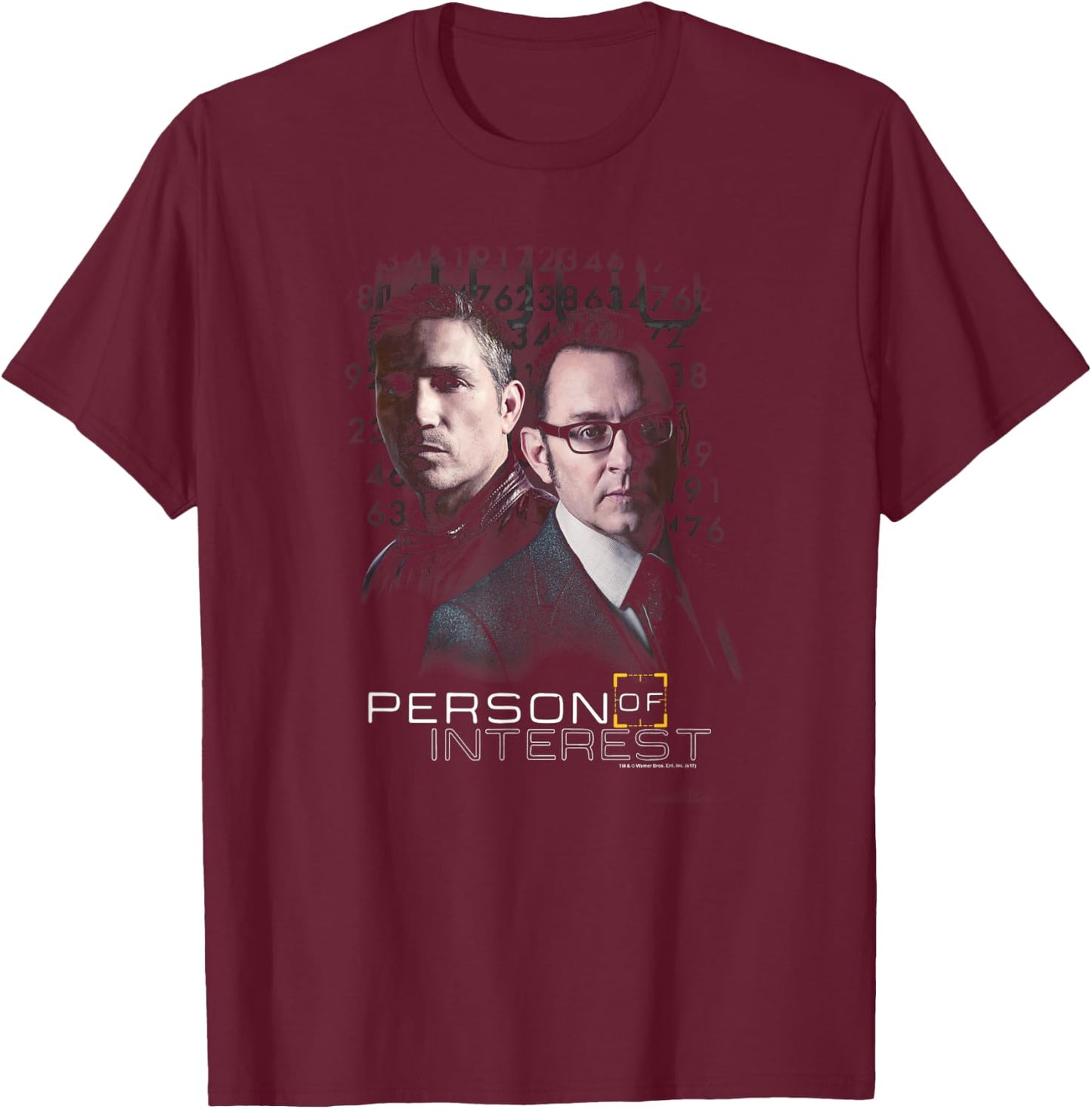Person of Interest Persons T-Shirt - T-Shirt | Maroon