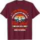 Life Throws Curve Balls Left And Right But God Gave Me A Bat T-Shirt - T-Shirt | Maroon