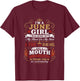 I Am A June Girl Fire in My Soul Queen Birthday T-Shirt - T-Shirt | Maroon