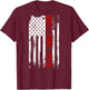 Best Pops Ever American USA flag Father’s Day Gift Pops T-Shirt - T-Shirt | Maroon