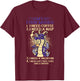 My Four Moods Dragon I Need Coffee I Need A Nap Coffee T-Shirt - T-Shirt | Maroon
