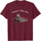 Don't Be An Asshole, Ass In A Hole, Funny, Distressed Look T-Shirt - T-Shirt | Maroon