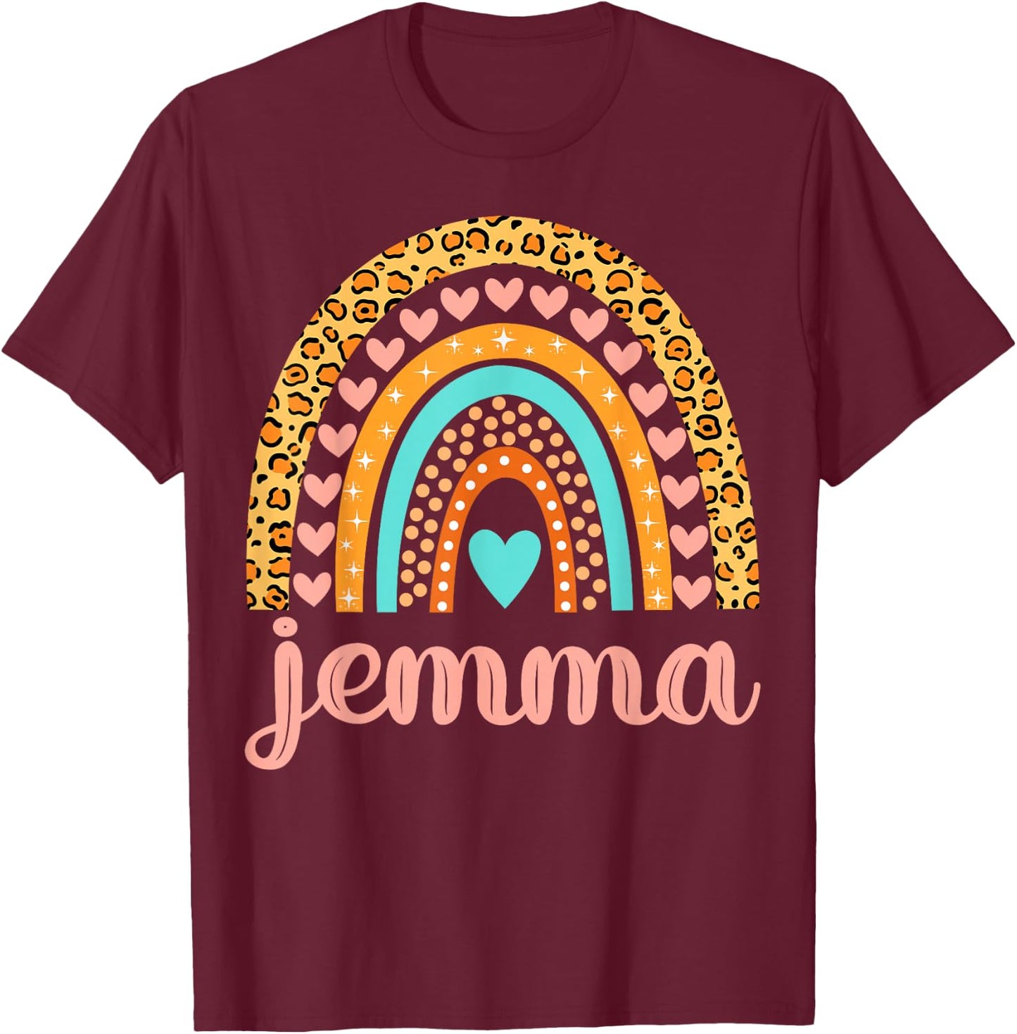 Jemma Jemma Name Birthday Shirt Gift T-Shirt - T-Shirt | Maroon