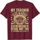 Funny Trucker Shirt Women Semi Truck Driver T-Shirt - T-Shirt | Maroon