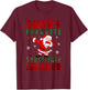 Santa's Favorite Substitute Teacher Christmas Men Women Kids T-Shirt - T-Shirt | Maroon