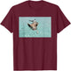 Funny Swimming Pig in Ocean Pigs Bahamas Exumas Vintage T-Shirt - T-Shirt | Maroon