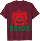 Morocco Football Soccer World 2026 Flag Design Outfit T-Shirt - T-Shirt | Maroon