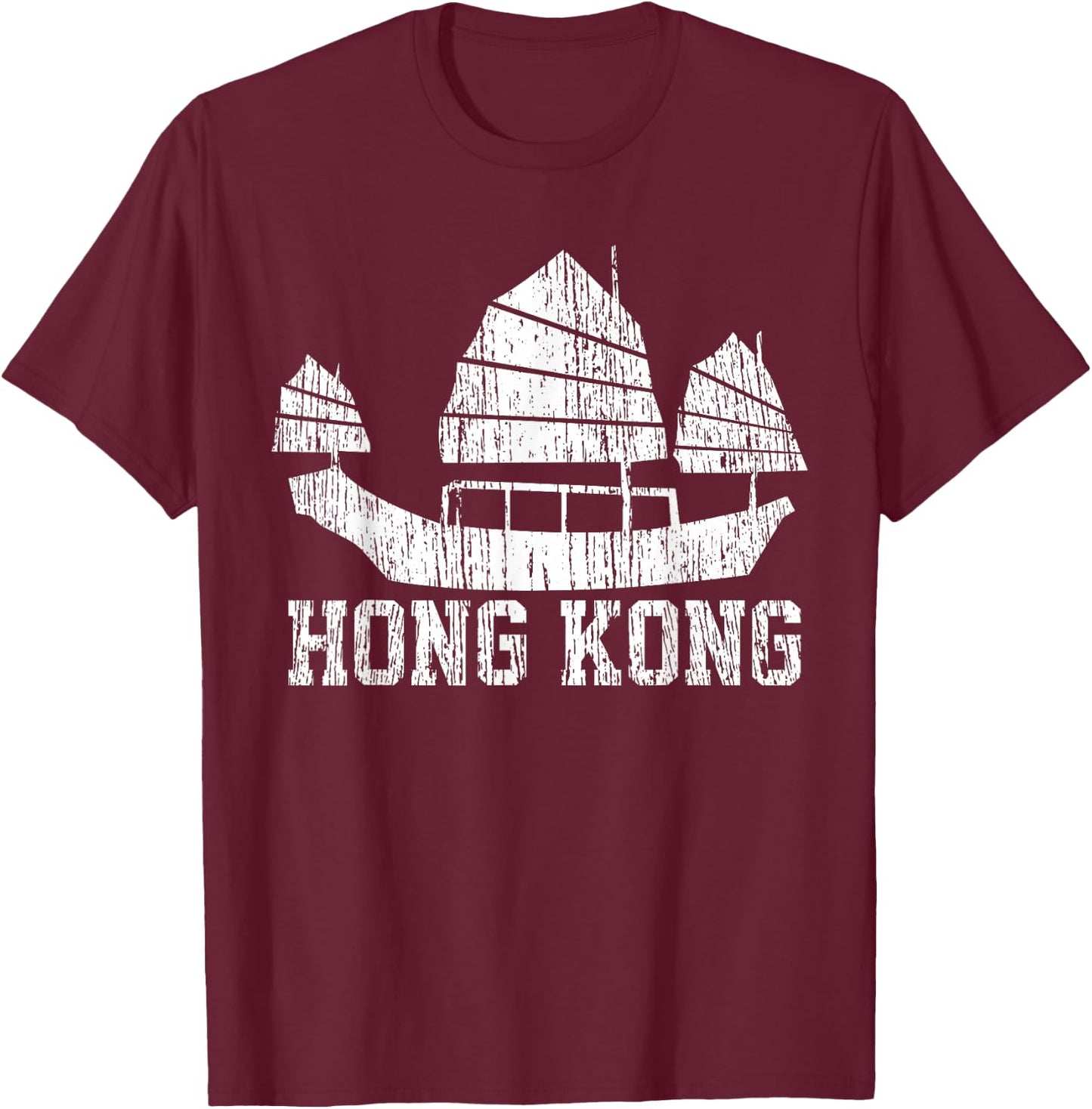 Hong Kong T-Shirt - T-Shirt | Maroon