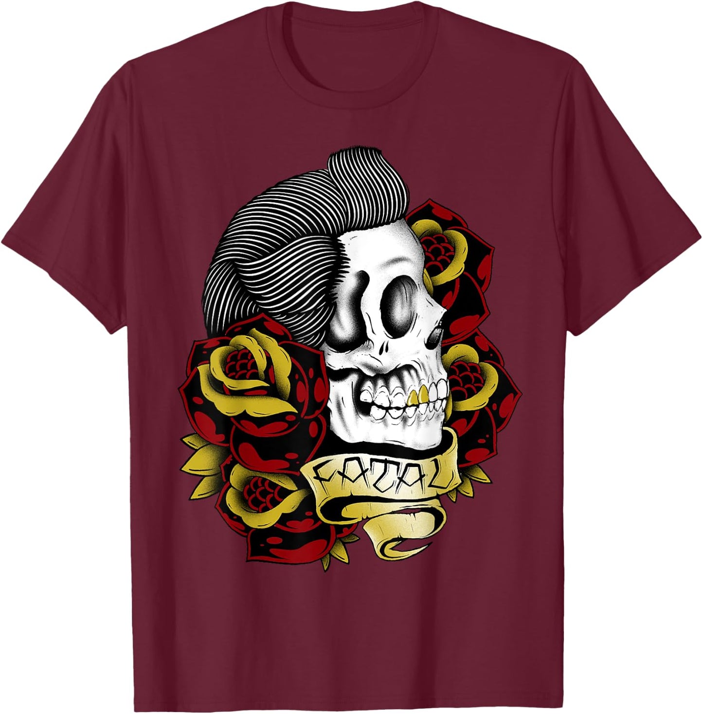 Greaser T-Shirt - T-Shirt | Maroon