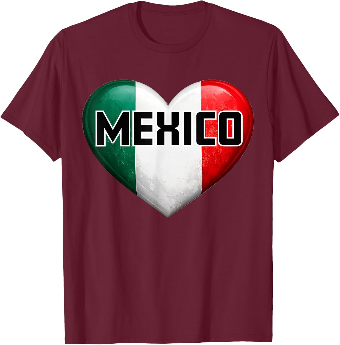 Soccer Football - World Cup 2026 Mexico T-Shirt - T-Shirt | Maroon