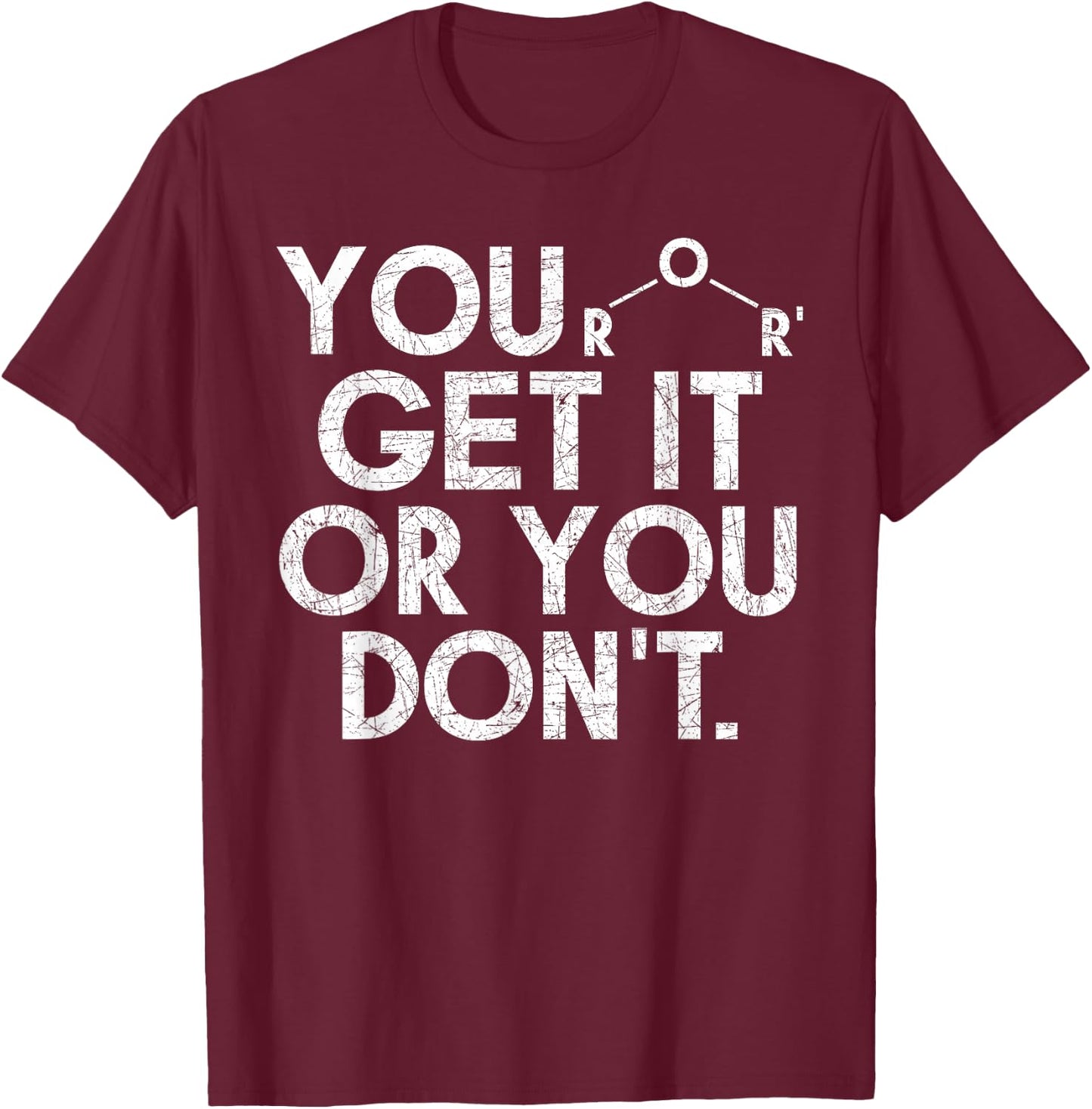 Science Puns Chemistry Teacher Gift Funny Chemistry T-Shirt - T-Shirt | Maroon