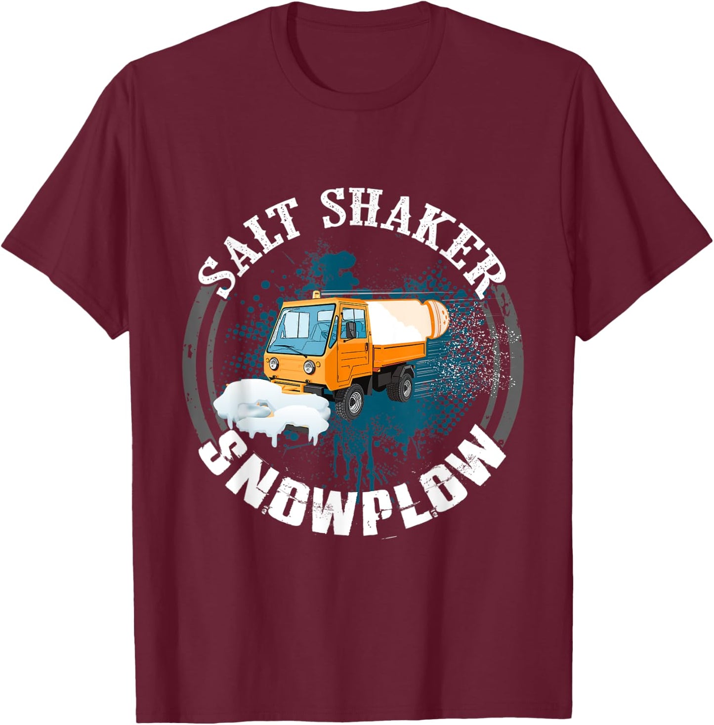Salt Shaker CB Talk Truck Driver T-Shirt - T-Shirt | Maroon
