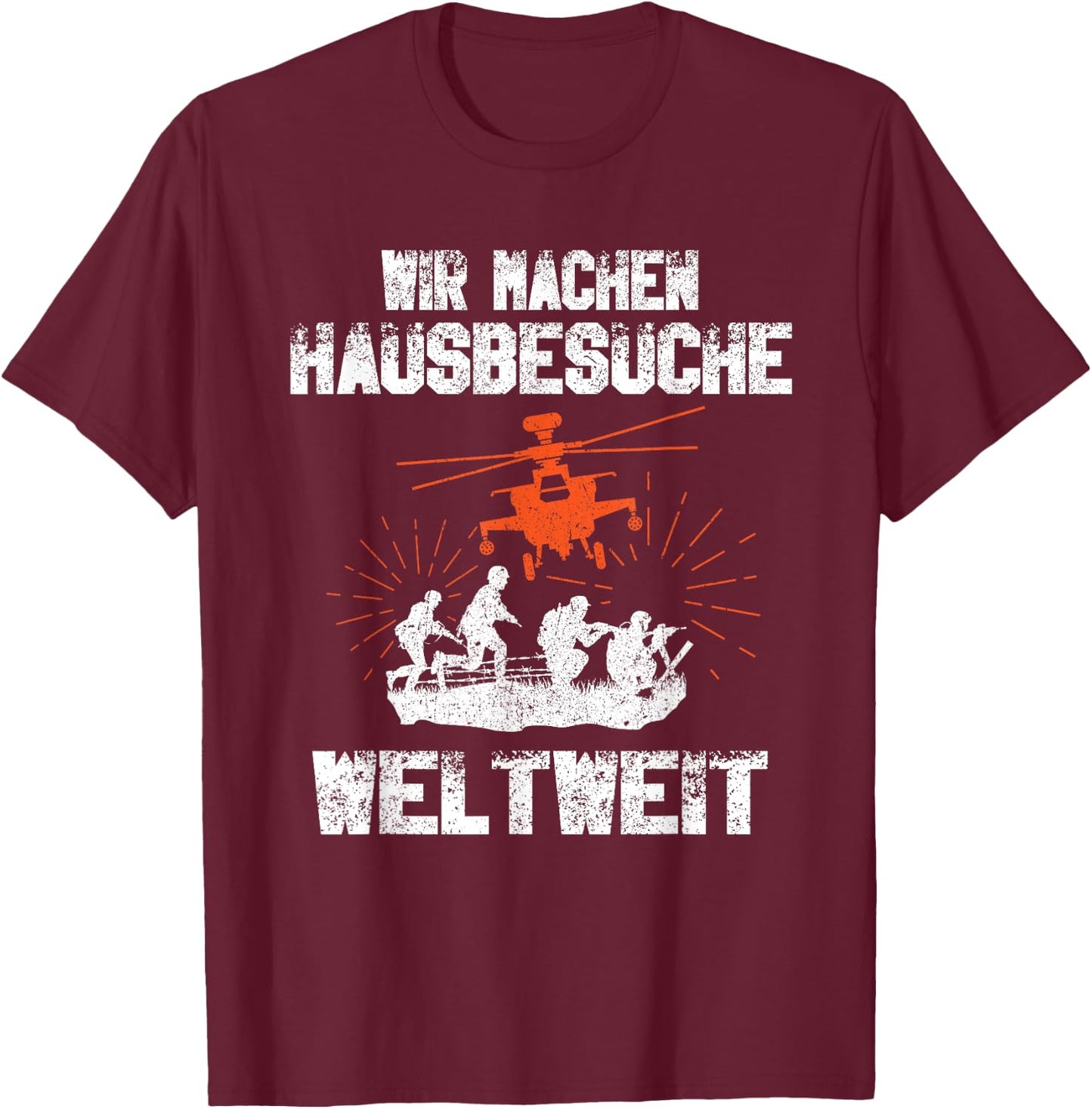 German army elite soldiers - KSK special forces military T-Shirt - T-Shirt | Maroon