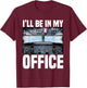 Aeroplane Pilot Aeroplane Lover Flying Flight Crew T-Shirt - T-Shirt | Maroon