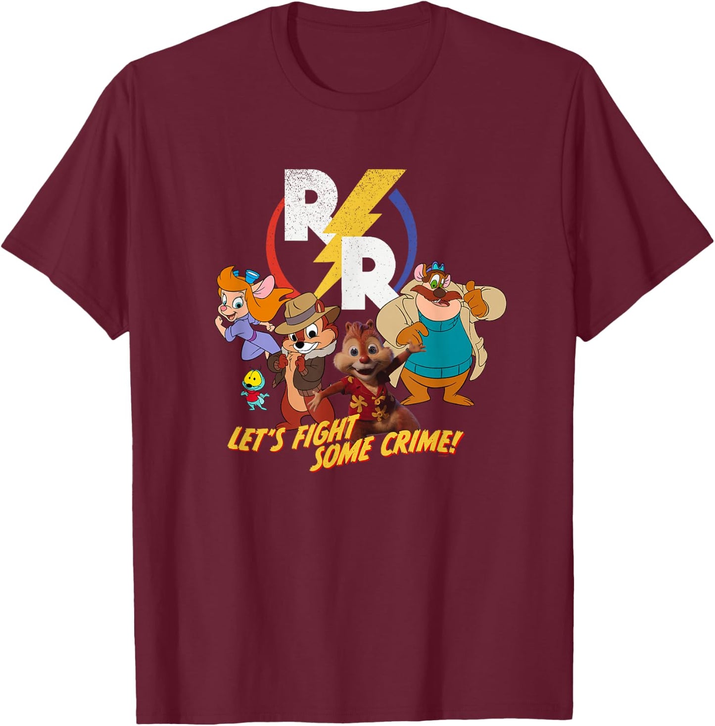 Disney Chip 'N Dale Rescue Rangers T-Shirt - T-Shirt | Maroon