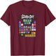 Scooby-Doo Periodic Table of Ghouls T-Shirt - T-Shirt | Maroon