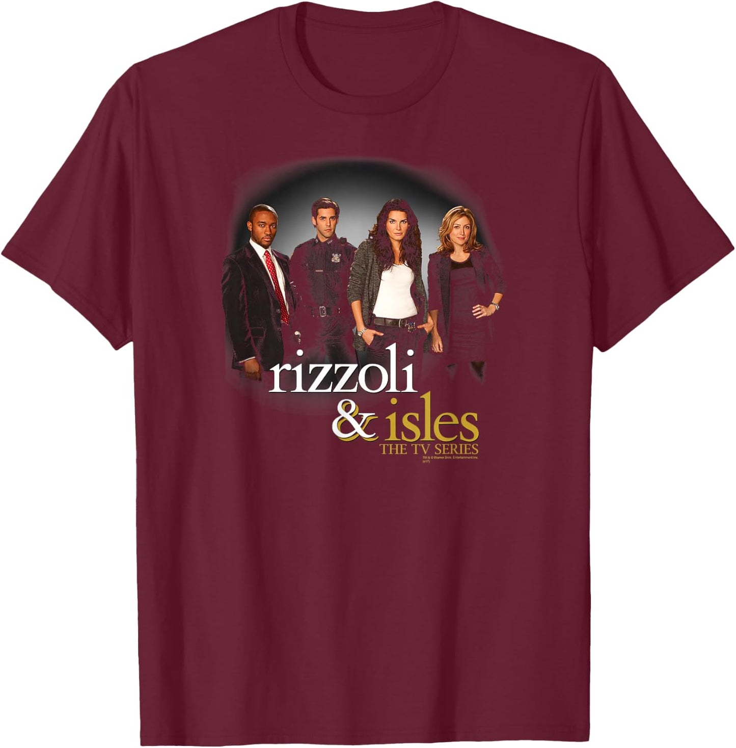 Rizzoli & Isles Cast T-Shirt - T-Shirt | Maroon