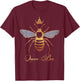 Queen Crown Bee Beekeeping Honey Lover Keeper Women Gift T-Shirt - T-Shirt | Maroon