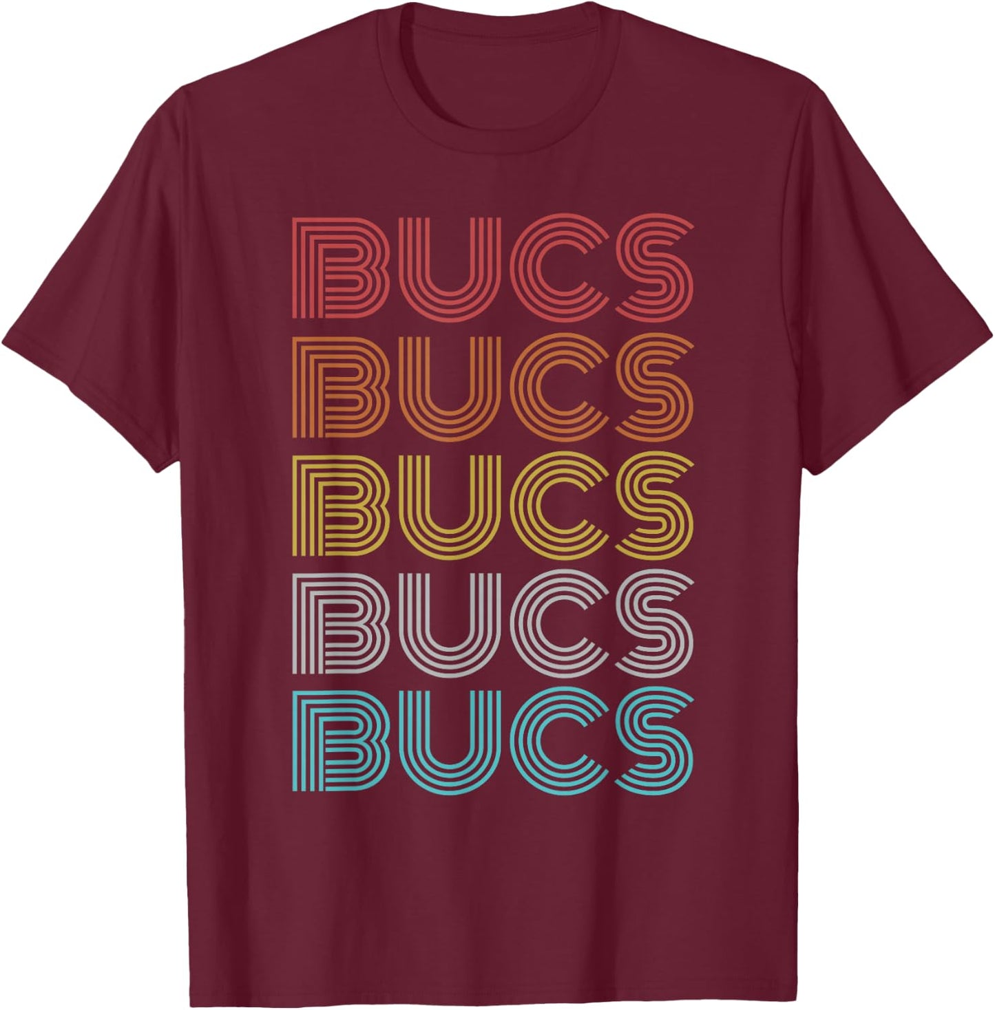 Retro Vintage Bucs T-Shirt - T-Shirt | Maroon