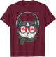 Canada Flag Canadian Cat Sunglasses Funny Men Women Kids T-Shirt - T-Shirt | Maroon