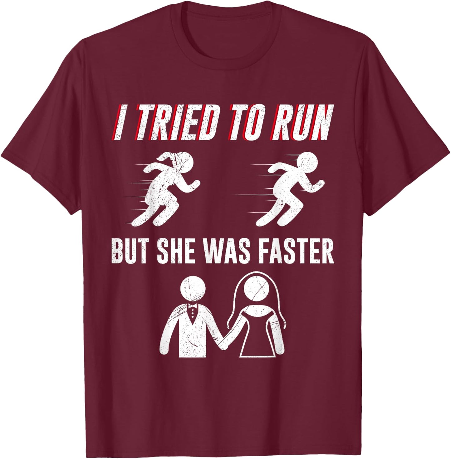 Wedding Stag Night Funny Groom T-Shirt - T-Shirt | Maroon