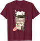 Cute Cat Cafe, Kawaii Cat Coffee, Anime Neko Kitty, Cat Puns T-Shirt - T-Shirt | Maroon