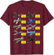 WW2 Warplanes Most Lethal Airplanes P51 Mustang T-Shirt - T-Shirt | Maroon