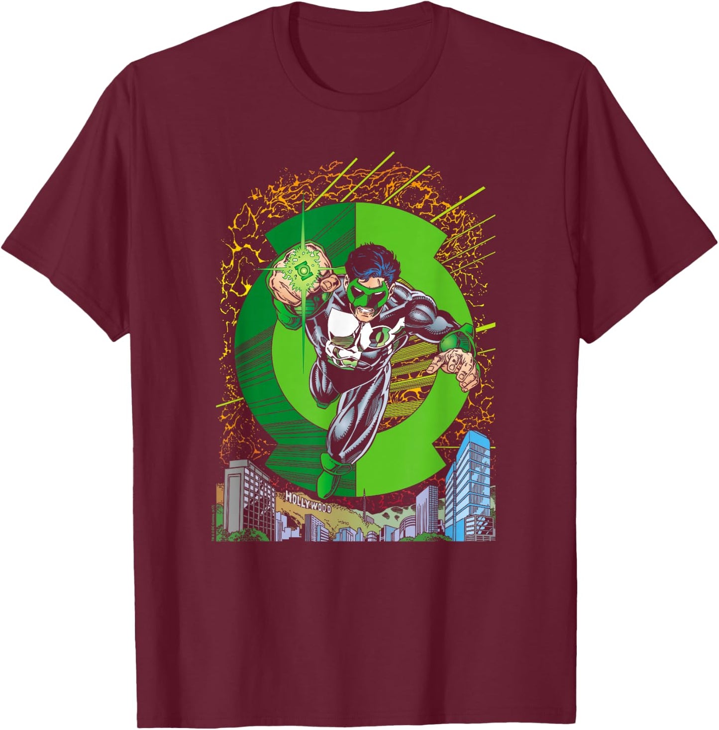 Green Lantern #51 Cover T-Shirt - T-Shirt | Maroon