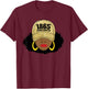 Juneteenth 1865 Black Freedom Afro Gold Women's Juneteenth T-Shirt - T-Shirt | Maroon