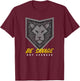 Be Savage Not Average Lion Head Motivational Gym Workout T-Shirt - T-Shirt | Maroon