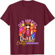 Old Hippies Don't Die Crazy Grandmas Flower Child 60s Party V-Neck T-Shirt - T-Shirt | Maroon