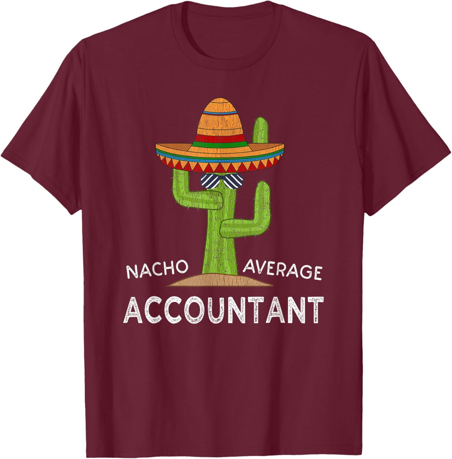 Fun Hilarious Accounting Humor | Funny Accountant T-Shirt - T-Shirt | Maroon