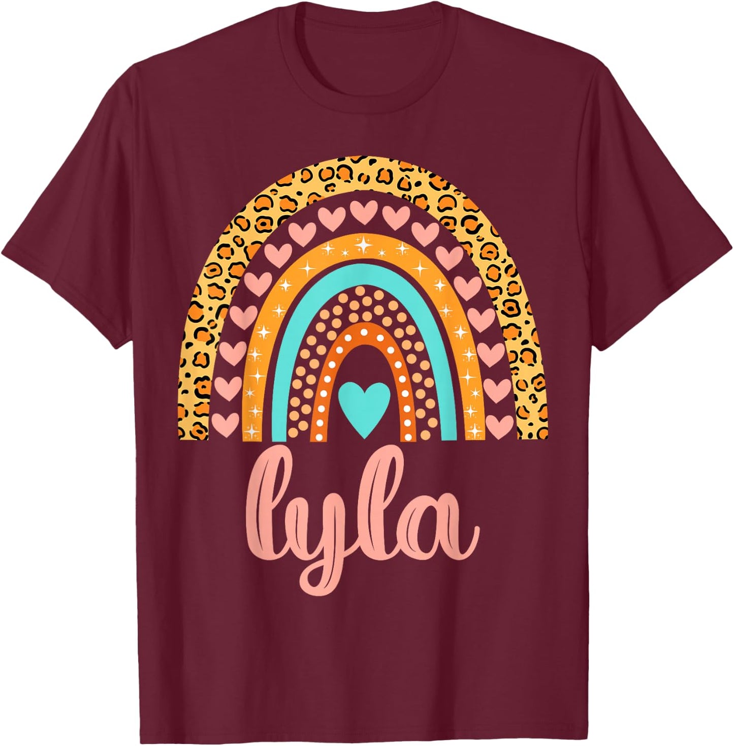 Lyla Lyla Name Birthday Shirt Gift T-Shirt - T-Shirt | Maroon