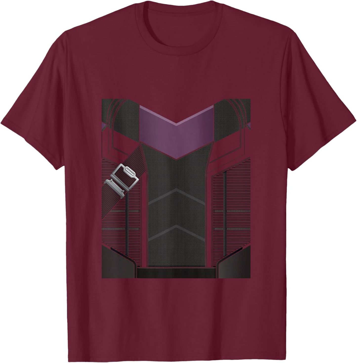 Marvel Hawkeye Clint Barton Costume T-Shirt - T-Shirt | Maroon