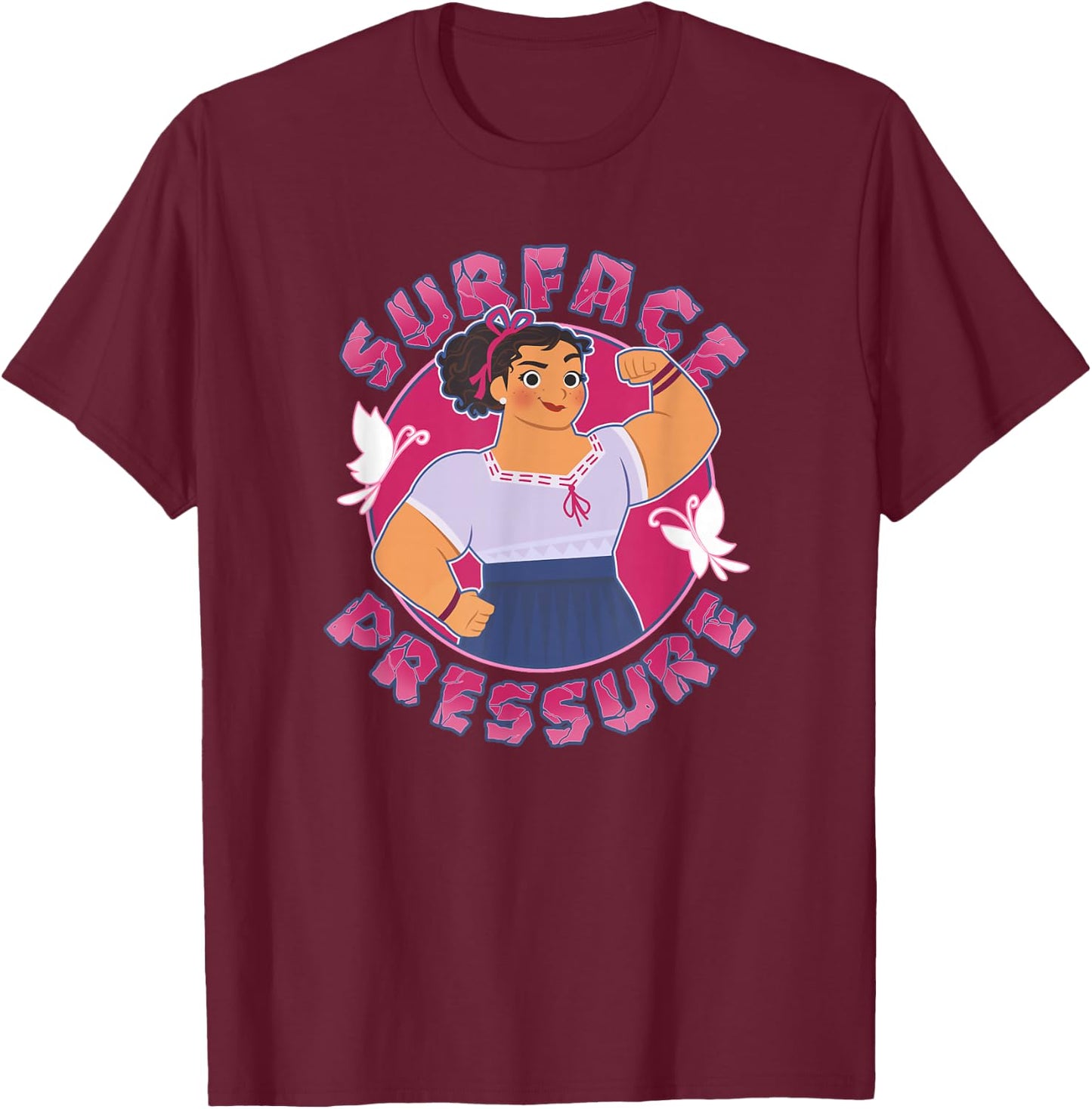 Disney Encanto Luisa Surface Pressure Strong Portrait T-Shirt - T-Shirt | Maroon