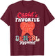 Valentines Cupid's Favorite Dental Hygienist Dentist Gift T-Shirt - T-Shirt | Maroon