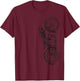 Vintage Retro Motorcycle T-Shirt - T-Shirt | Maroon