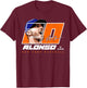 Pete Alonso - Silhouette Polar Bear New York MLBPA T-Shirt - T-Shirt | Maroon