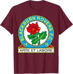 Blackburn Rovers FC logo T-Shirt - T-Shirt | Maroon