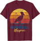 Shoebill Stork Bird T-Shirt - T-Shirt | Maroon